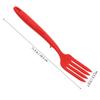 Heat Resistant Silicone Cooking Fork Nonstick Long Handle Multifunctional Stirring Mixing Serving Utensil for Pasta Salad
