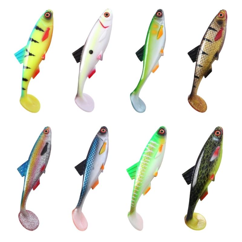 2oz 20.3cm Paddle Tail Swimbaits Soft Fishing Lures for Trout Walleye Artificial Baits Fishing Lure Swim Baits