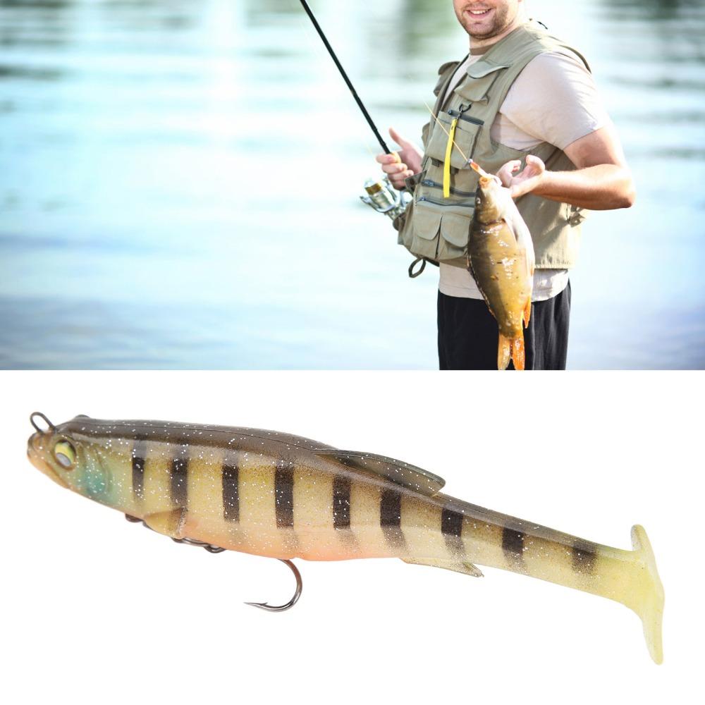 T Tail Fishing Lures 12.5cm 21g Fishing Baits Lifelike Paddle Swimbaits For Saltwater Fishing