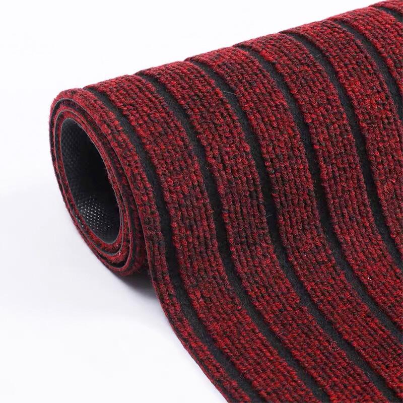 ПВХ семиполосный нескользящий водонепроницаемый коврик для входа в кухню