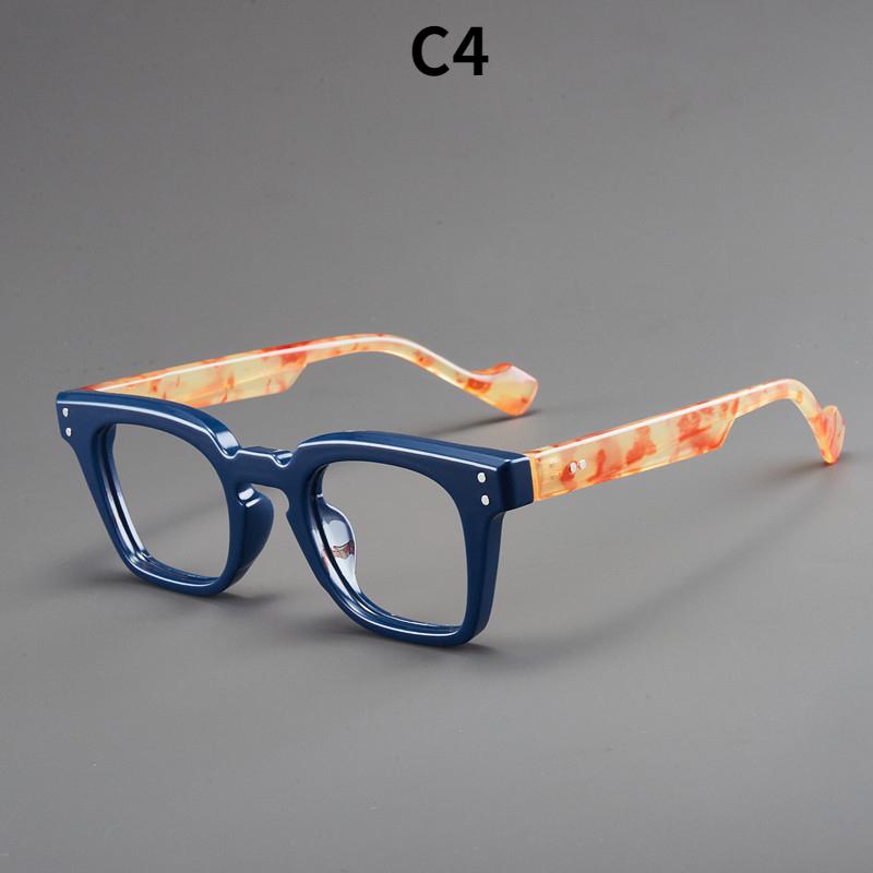 Women's glasses, men's and women's fashion square large-frame glasses