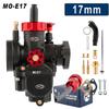 PE17 19 22 24 26 28 мм Карбюратор С Жиклером Для Yamaha Kawasaki Honda 2-тактный 4-тактный Фланцевый Двигатель Мотоцикла Питбайк Мопед Скутер