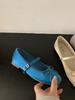 French Gentle Bow Mary Jane Shoes Women's Shoes Inner Height Increase Early Spring New Ballet Shoes with Skirt Single Shoes
