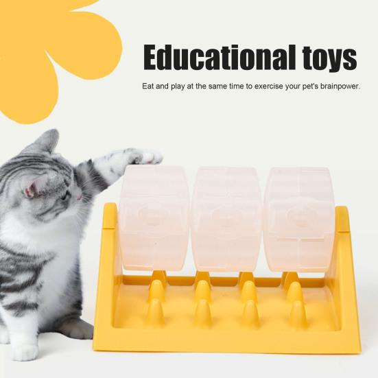Игрушка-протечка для еды, интерактивная игрушка-головоломка для раздачи лакомств для собак, миска для медленной подачи корма для кошек и щенков, дрессировка и облегчение скуки