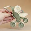 1:12 Миниатюрных Искусственных Детских Колясок, Подходящих Для Кукол Bjd Ob11, Мебель для Кукольного Дома, Домашняя Мебель, Декор