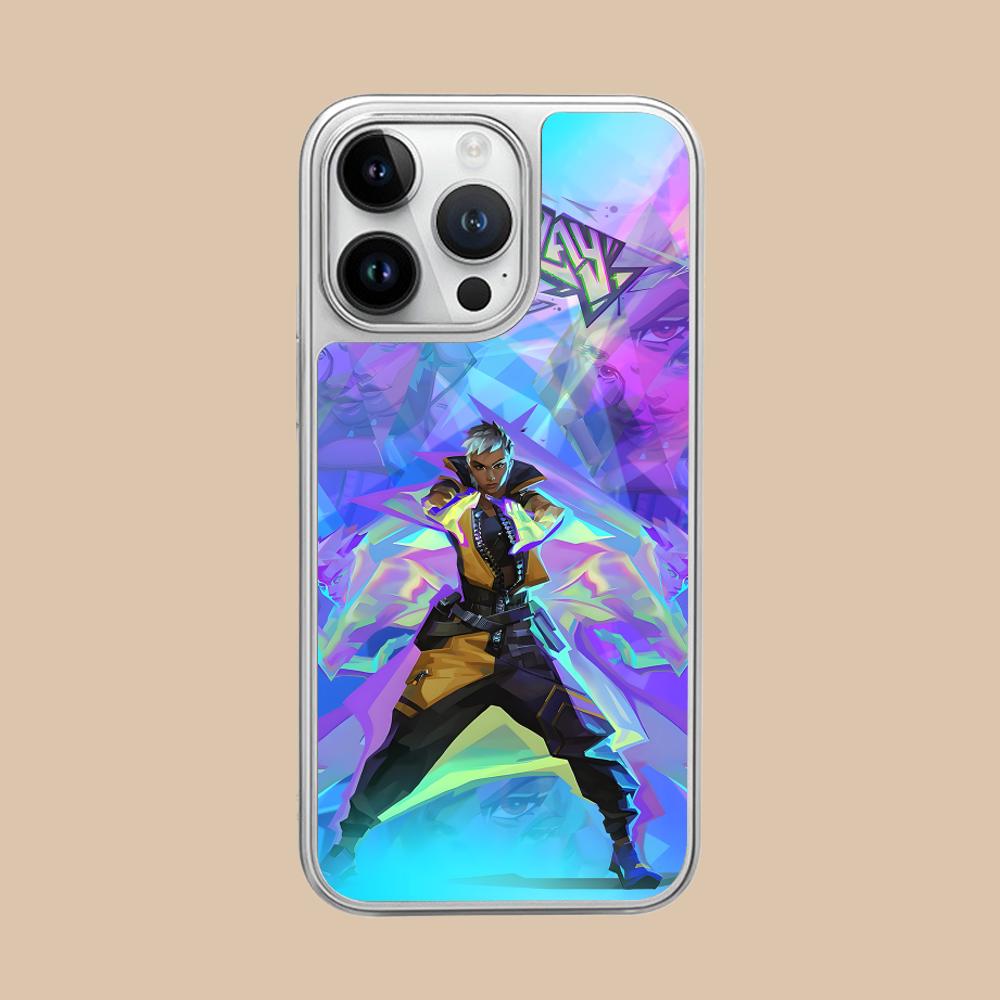 Чехол Valo Waylay для iPhone 17 16 15 14 13 12 11 Air Pro Max Plus Гальванизированный Серебряный Чехол