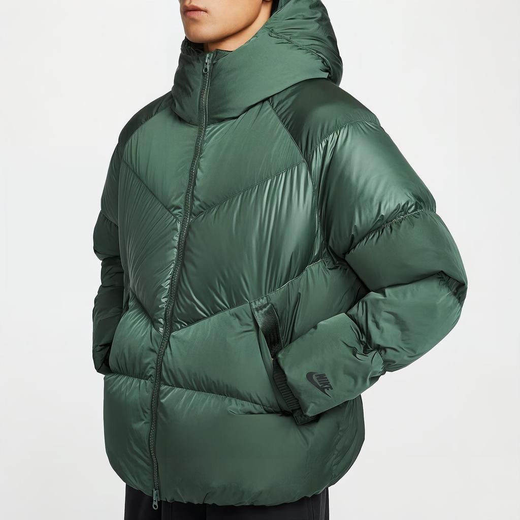 Nike Спортивная одежда FW25 Windrunner Теплая Легкая Свободного кроя Куртка пуховик с длинным рукавом Мужская верхняя одежда IB2961-319