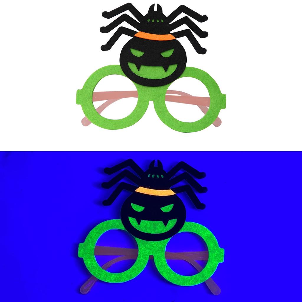 Флуоресцентные очки на Хэллоуин для вечеринки в темноте, аксессуары, легкие, подходят для фотосессий на Хэллоуин и праздничных торжеств