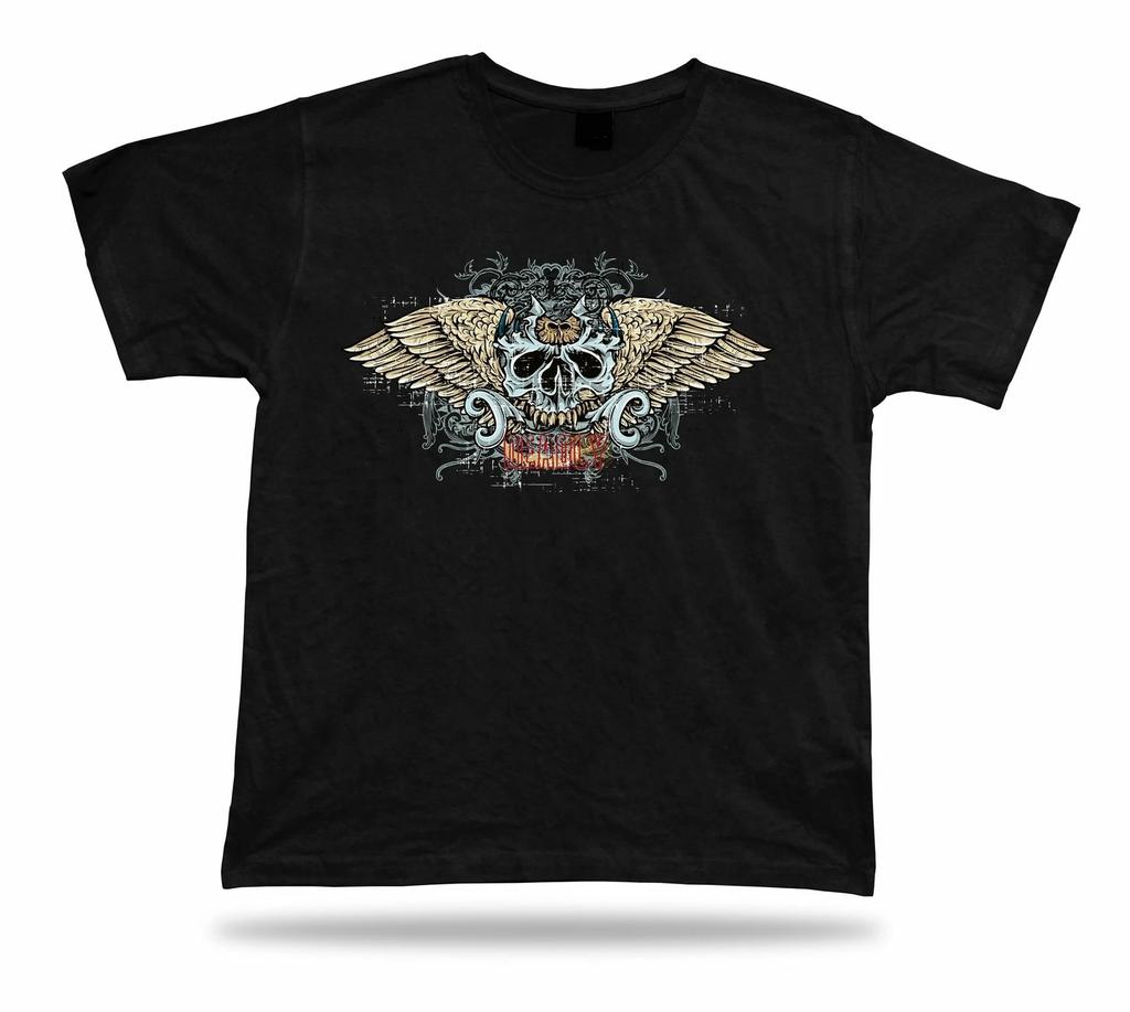 Deadly Basic T-Shirts Scary monster skull special apparel design Birthday gift