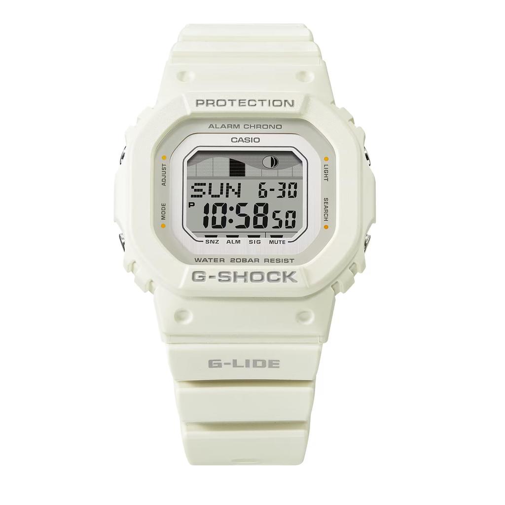 Casio Белые Цифровые Часы G-Shock G-Lide GLX-S5600-7B
