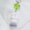 Милые аниме чехлы для телефона Брелоки Каваи Четырехлистный клевер Подвеска для камеры Сладкий брелок Милое украшение для школьной сумки Подарки