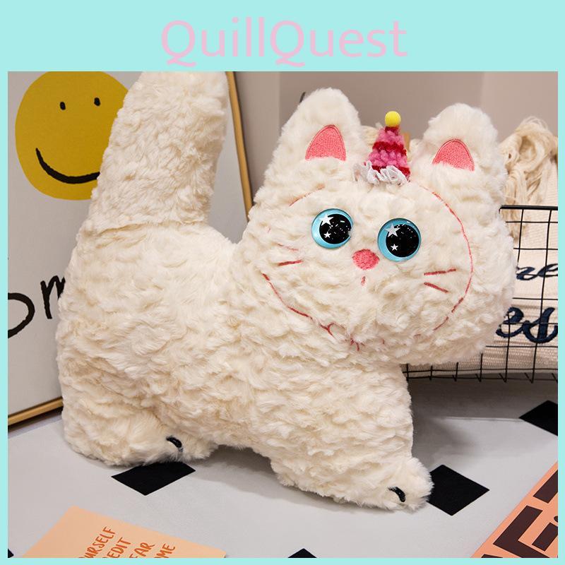 Cute Cat Cookie Plush Soft Bodied Cat Doll Ideal Hugging Pillow Birthday Gift