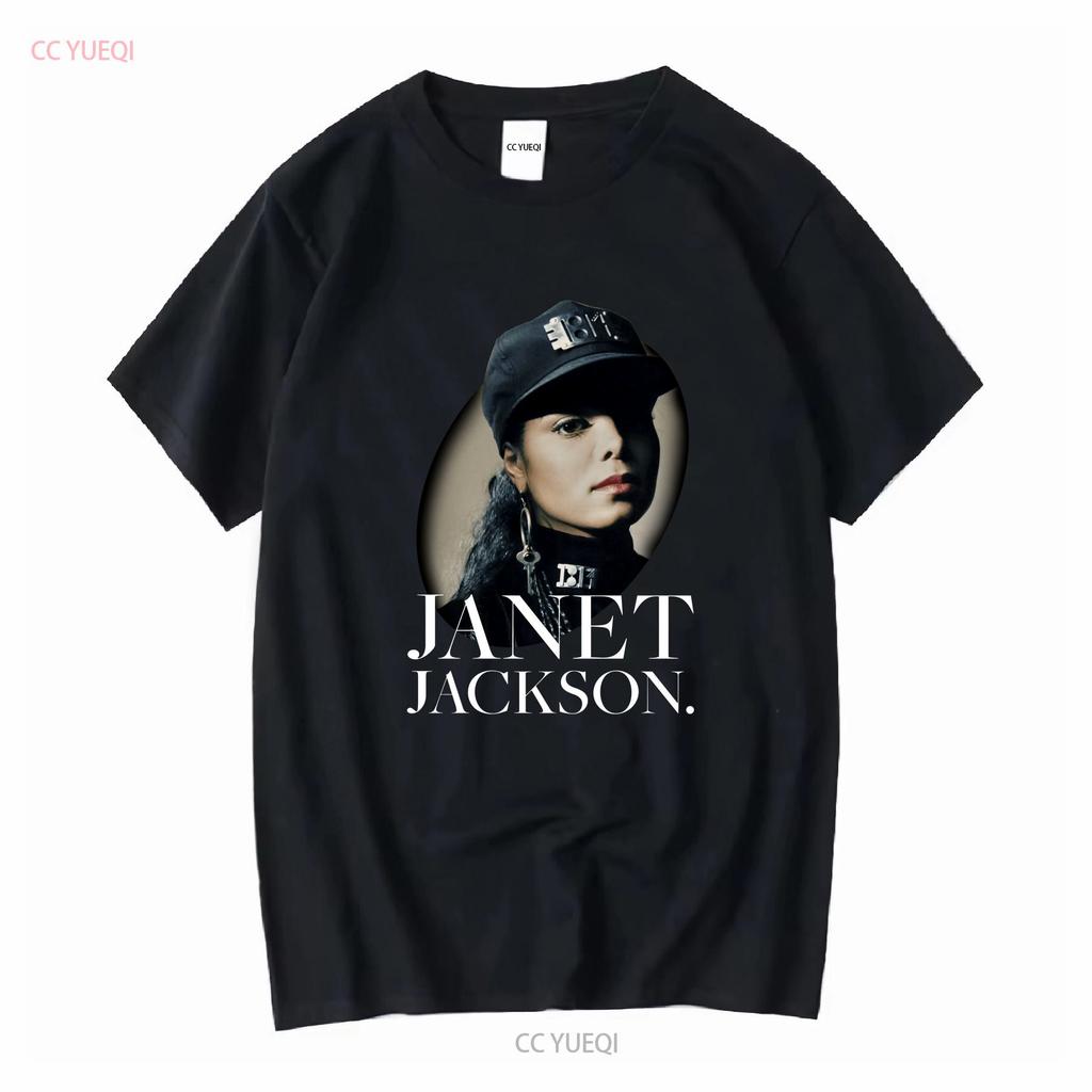 Горячая футболка унисекс Janet Jackson Rhythm Nation Все размеры 1n394 С длинным или коротким рукавом Винтажная стирка Универсальная Модная Стильная