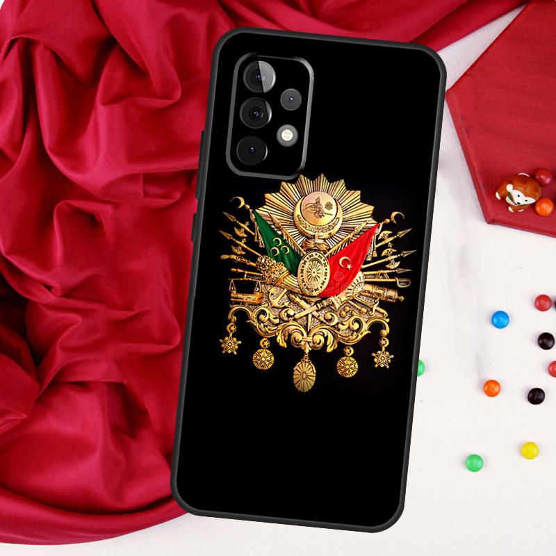 Герб Османской империи для Samsung Galaxy A26 A05 A06 A16 A54 A34 A14 A22 A32 A52 A55 A35 A15 A53 A13 A56 A36 Чехол