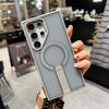 Для Magsafe Armor Чехол-сетка с кронштейном для отвода тепла для Samsung S25Edge S24 S23 S22 Ultra Plus A56 55 36 A26 A16 A06 A35