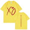 Футболка с рисунком Singer The Weeknd XO After Hours, унисекс, трендовые футболки в стиле хип-хоп, модная хлопковая футболка большого размера, уличная одежда