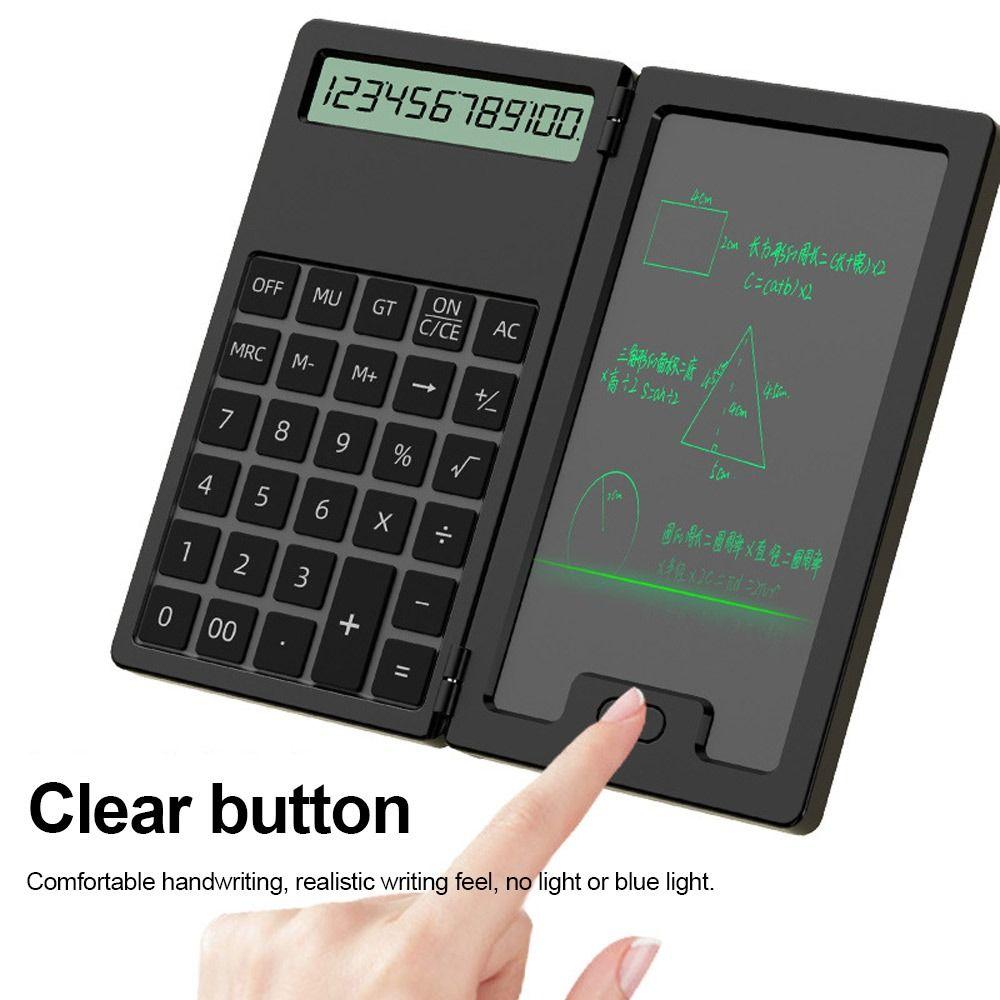 LCD Notepad Math Calculator 12-Digit Accounting Calculator Durable Scientific Calculators Office
