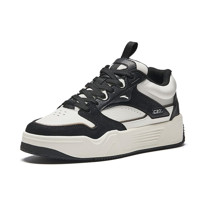 Anta C37 Series Slip Resistant, Abrasion Resistant, Lightweight, Height Increasing Low top Skateboard Shoes Women's 922448081-2