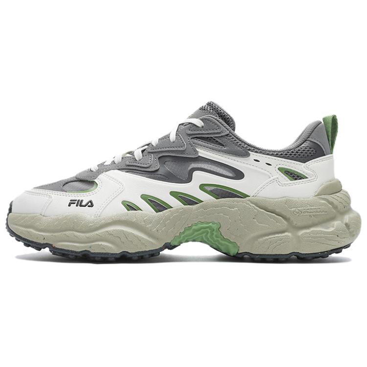 Fila Fern Casual Sneakers Comfortable Simple Low-Top Dad Shoes Men Sneakers Gray White Green F12M421106FSP