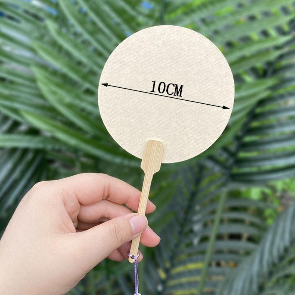 Мини-групповой веер Xuan бумажный веер двухсторонний пустой маленький веер расписанный вручную креативный веер DIY лакированный веер ручной веер рукоделие