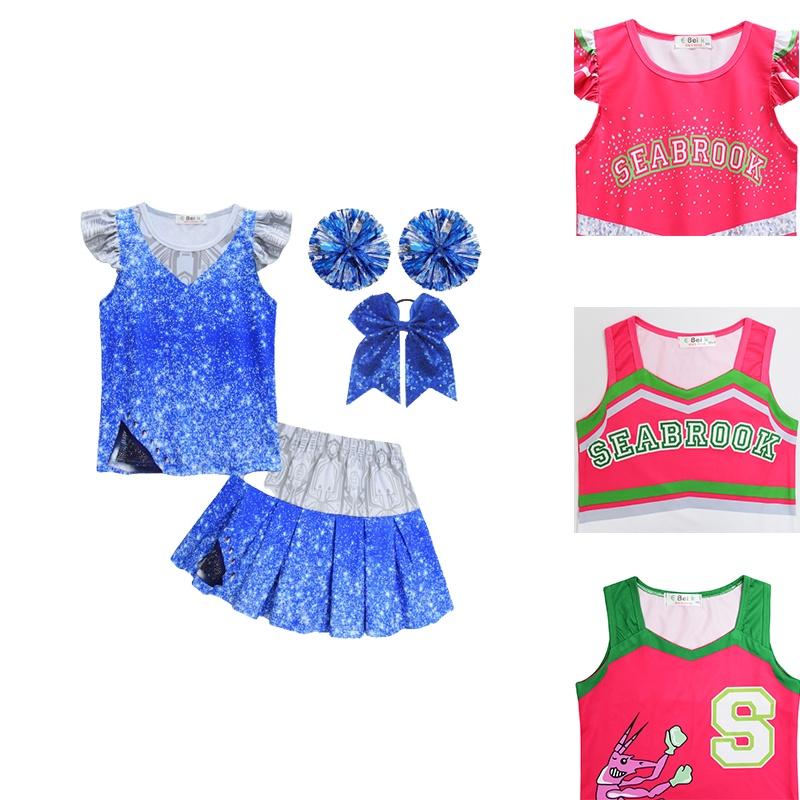 Creepy Zombies 3 Cheerleader Cosplay Costume For Girls Perfect Gift For Halloween