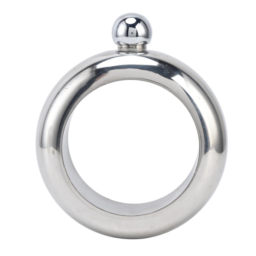 Фляга-браслет, фляги для вина из нержавеющей стали, подарок для переноски напитков с воронкой, 100 мл