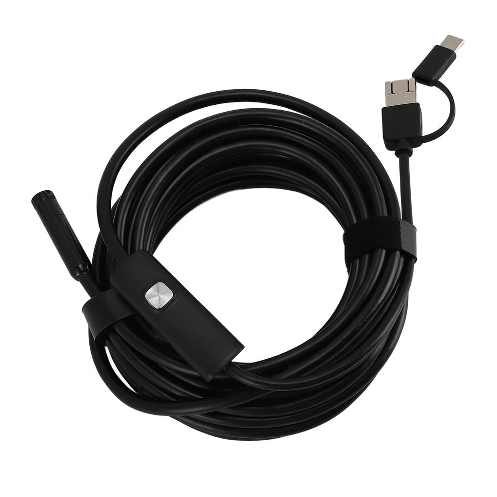 USB C эндоскопическая камера с регулируемой светодиодной подсветкой 8 мм 1200P бороскоп с камерой Snake IP68 Water