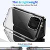 Anti-Yellowing Crystal Transparent Case for iPhone 17 Air 16 Plus 15 pro max, Shockproof Air Cushion Corners Anti-Scratch Daily Use Protective Cover