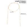 Ingemark Vintage Imitation Pearls Crystal Necklaces Women Trendy Elegant Gold Color Metal Sweater Long Chain New Year Jewellery
