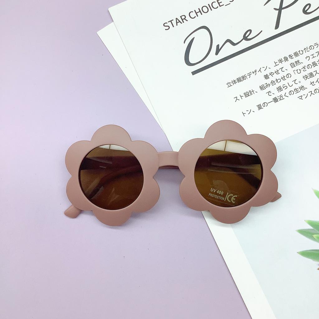 Children'S Sunglasses Fashionable And Cute Sunflower Sunglasses Baby Super Cute Children Anti-Ultraviolet Multi-Color Glasses