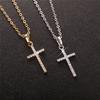 Creative Crystal Cross Pendants Necklaces For Woman Punk Style Korean Fashion Clavicle Chain Minimalist Jewelry Accessories 2022