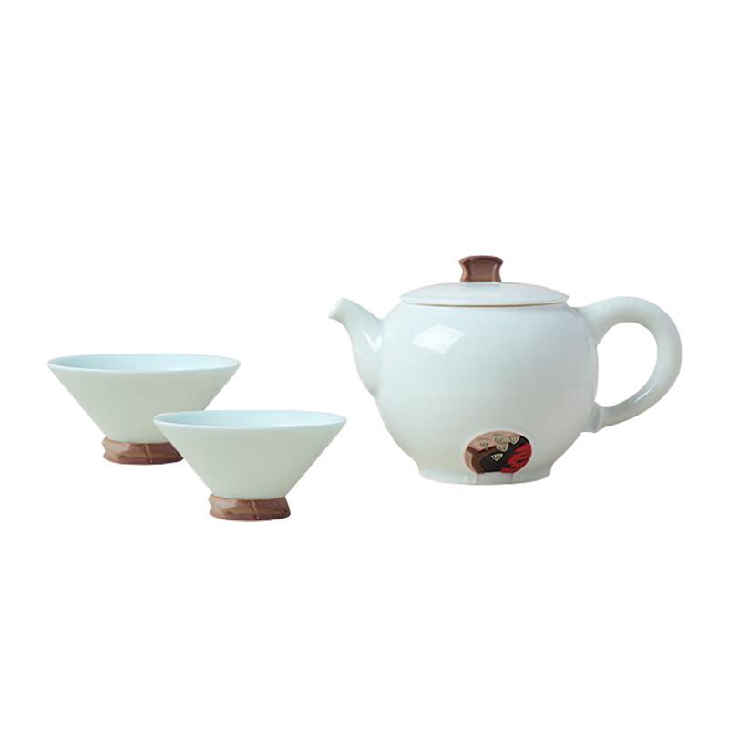 LOHAS POTTERY Зеленый фарфор Цзюшаньшуй Набор для кунг-фу чая