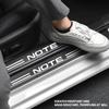 Для Nissan Note Performance автомобильные наклейки углеродное волокно текстура автомобиля накладка на порог автомобиля наклейка на порог автомобиля защищает автомобиль