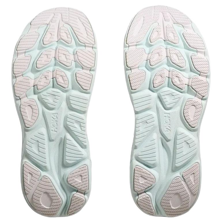 HOKA Clifton 10 Белые Небесно-голубые Женские Кроссовки 1162031-WTCL