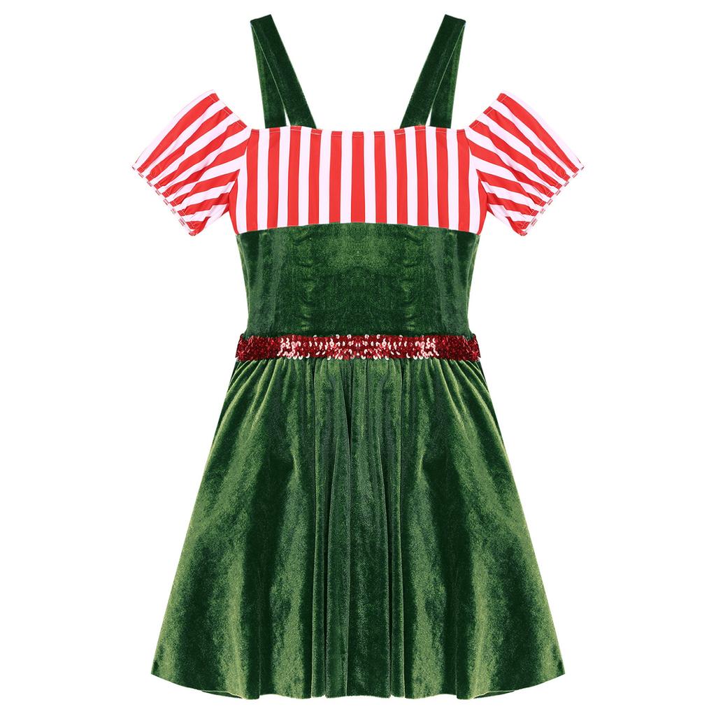 Womens Gingerbread Costume Oktoberfest Outfits German Bavarian Dress Dirndl Dress Halloween Fancy Dress Theme Party Dress Up