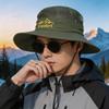 Outdoor shading and sun protection fisherman's hat men's summer large brim UV protection mountain hiking fishing hat