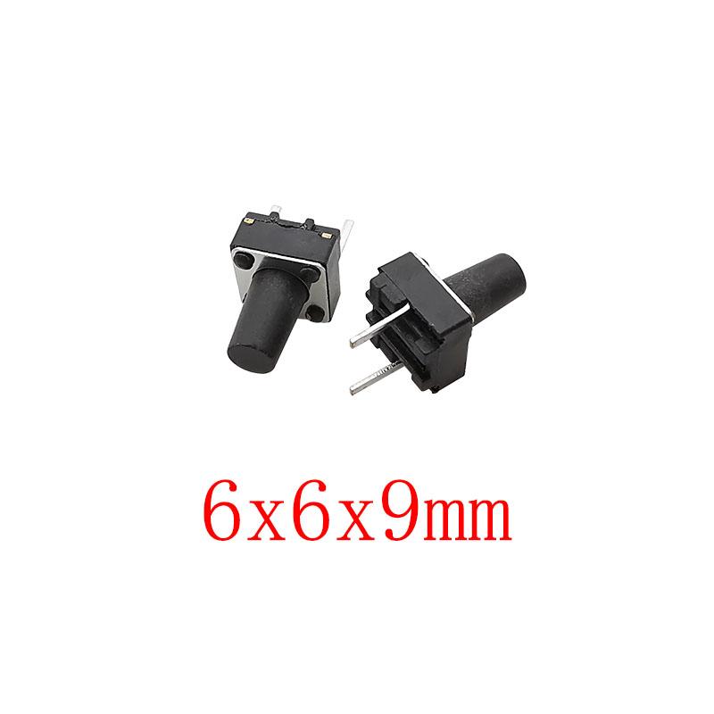 6x6mm Micro Tactile Switch Momentary Tact DIP Switch 2 Pin 6 x 6mm Micro Touch Push Button Tactile Switch High 4.3/5/6/7/8/9mm