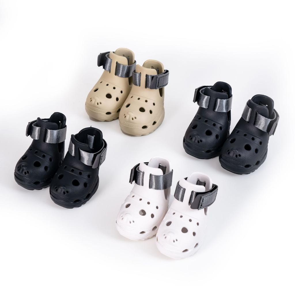 2026 New Plastic Dog Shoes Sandals Breathable Waterproof Non-Slip Soft-Soled Spring Summer Outdoor Protect Your Dogs Paws