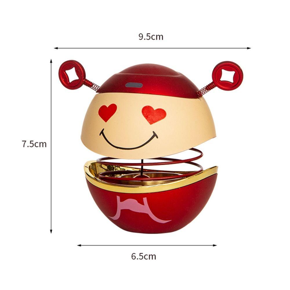Car Bell Auto Interior Accessory Dopamine Desktop Ornament Creative Nodding Head Ornament  Office