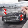 4PCS Car Door Handle Stickers Body Vinyl Stickers Decals Accessories for Mercedes Benz B/C/E/S Class A Class C200L GLC GLK FVWXY1