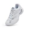 Li Ning Thunder Sonic Boom Амортизация Скользкая подошва Дышащие Низкие Бадминтонные кроссовки Унисекс Белый Серебристый AYTV005-4