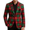 Men's Printing Corduroy Warm Pocket Suit Jacket Cardigan Men's Casual Suit