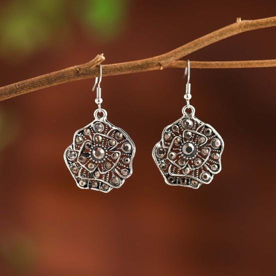 1 пара висячих сережек, антиокислительные, противоаллергические, легко наносятся, висячие серьги в стиле бохо для девочек