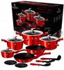 Berlinger Haus Metallic Burgundy Bh-1226Nn Pot Set (15 Pcs.)