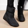 Plus Size Winter Warm Women's Snow Boots Women Lazy Slip-on Waterproof Mom Shoes Women's Shoes