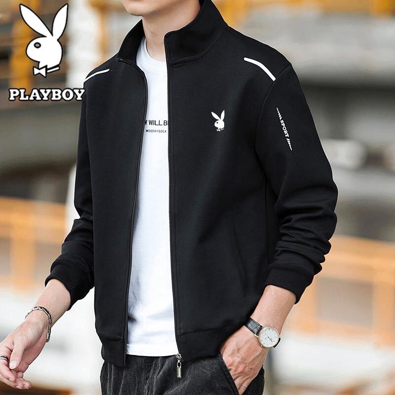 PLAYBOY Мужская повседневная куртка со стоячим воротником