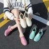 Модные женские элегантные непромокаемые туфли с неглубоким носком, модные короткие противоскользящие водонепроницаемые кухонные рабочие прочные повседневные туфли класса люкс