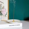 Simple Modern Incense Burner White Ceramic Incense Sticks Holders Bracket for Meditation Sandalwood OUD Fragrant Plate
