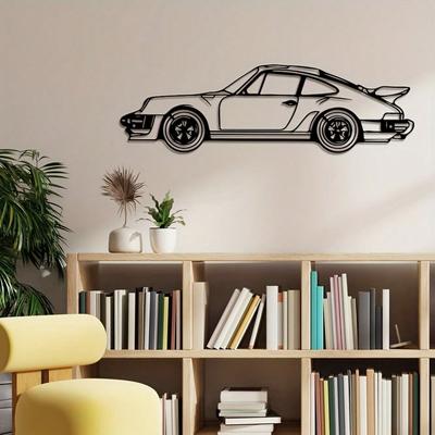 Железная Настенная Скульптура Большой Спортивный Автомобиль Металлический Декор Подарок для Дома Офиса