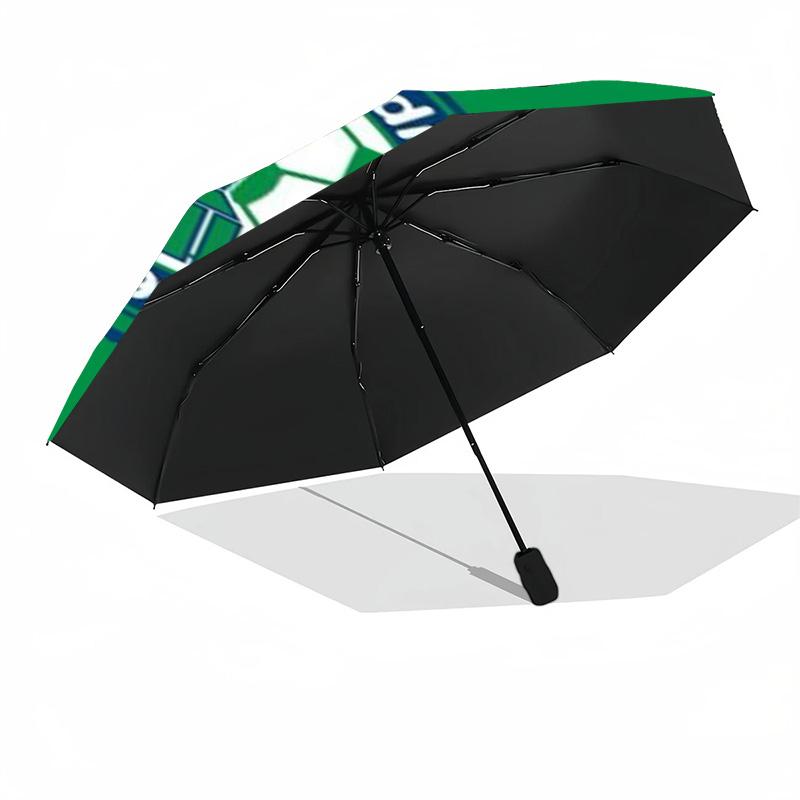 AS Saint-étienne Umbrella - Automatic Open/Close, Compact 8-Rib Lightweight Umbrella Essential for outdoorPicnic Accessory Fan Gifts